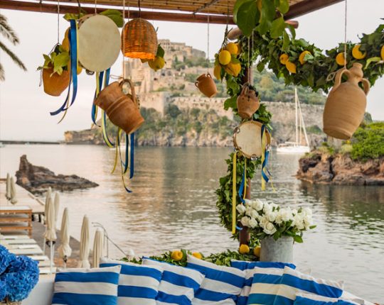 eventi e matrimoni sul mare al Giardino Eden Resort di Ischia